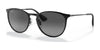 Ray-Ban ERIKA METAL RB3539 Sunglasses | Size 54 / Black №002/T3 / Grey (Polarized) (3P 13%)