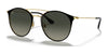 Ray-Ban RB3546 Sunglasses / Black On Gold №187/71 / Grey Gradient (3N 14.02%) / Size 49