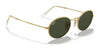 Ray-Ban OVAL RB3547 Sunglasses / Arista Gold №001/56 / Blue (2N 31%) / Size 51