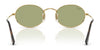Ray-Ban OVAL RB3547 Sunglasses / Arista Gold №001/56 / Blue (2N 31%) / Size 51