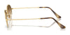 Ray-Ban OVAL RB3547 Sunglasses / Arista Gold №001/56 / Blue (2N 31%) / Size 51