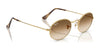 Ray-Ban OVAL RB3547 Sunglasses / Arista Gold №001/56 / Blue (2N 31%) / Size 51
