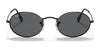 Ray-Ban OVAL RB3547 Sunglasses / Arista Gold №001/56 / Blue (2N 31%) / Size 51