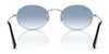 Ray-Ban OVAL RB3547 Sunglasses / Arista Gold №001/56 / Blue (2N 31%) / Size 51
