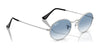 Ray-Ban OVAL RB3547 Sunglasses / Arista Gold №001/56 / Blue (2N 31%) / Size 51