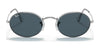 Ray-Ban OVAL RB3547 Sunglasses / Arista Gold №001/56 / Blue (2N 31%) / Size 51