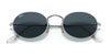 Ray-Ban OVAL RB3547 Sunglasses / Arista Gold №001/56 / Blue (2N 31%) / Size 51