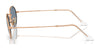 Ray-Ban OVAL RB3547 Sunglasses / Arista Gold №001/56 / Blue (2N 31%) / Size 51
