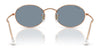 Ray-Ban OVAL RB3547 Sunglasses / Arista Gold №001/56 / Blue (2N 31%) / Size 51