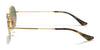 Ray-Ban OVAL RB3547N Sunglasses / Arista Gold №001/R5 / Blue (3N 10.7%) / Size 51