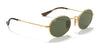 Ray-Ban OVAL RB3547N Sunglasses / Arista Gold №001/R5 / Blue (3N 10.7%) / Size 51
