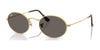 Ray-Ban OVAL RB3547N Sunglasses / Arista Gold №001/B1 / Dark Grey (3N 12%) / Size 51