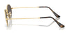 Ray-Ban OVAL RB3547N Sunglasses / Arista Gold №001/R5 / Blue (3N 10.7%) / Size 51