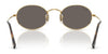 Ray-Ban OVAL RB3547N Sunglasses / Arista Gold №001/R5 / Blue (3N 10.7%) / Size 51