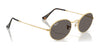 Ray-Ban OVAL RB3547N Sunglasses / Arista Gold №001/R5 / Blue (3N 10.7%) / Size 51