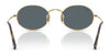 Ray-Ban OVAL RB3547N Sunglasses / Arista Gold №001/R5 / Blue (3N 10.7%) / Size 51