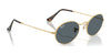 Ray-Ban OVAL RB3547N Sunglasses / Arista Gold №001/R5 / Blue (3N 10.7%) / Size 51