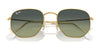 Ray-Ban HEXAGONAL RB3548 Sunglasses / Gold №919631 / G-15 Green (3N 13.2%) / Size 51