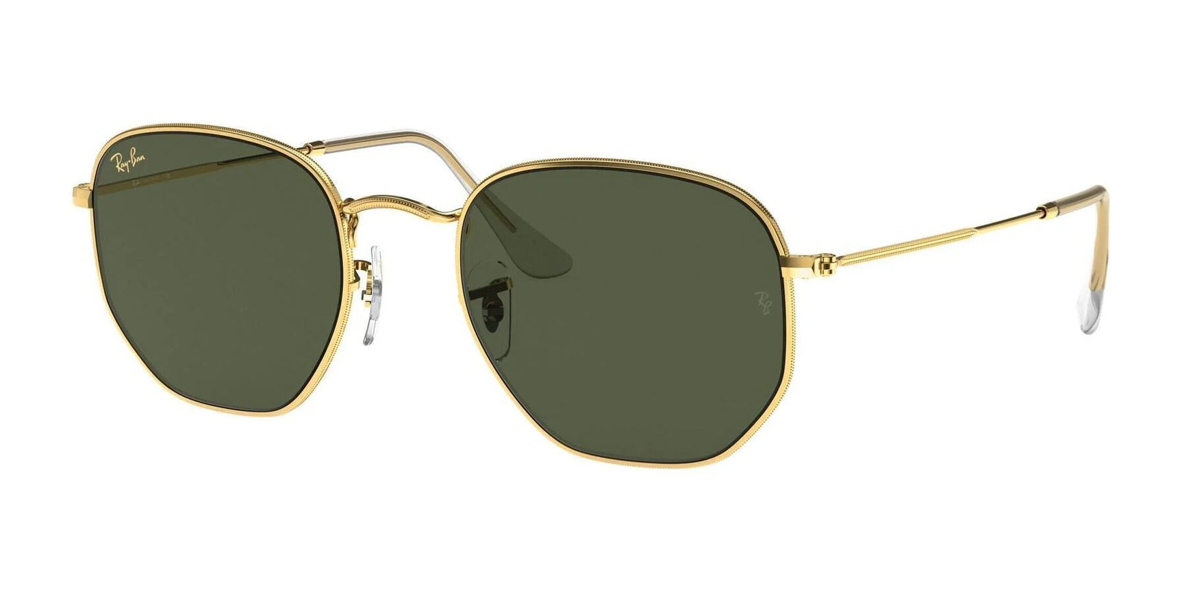 Ray-Ban HEXAGONAL RB3548 Sunglasses Gold / G-15 Green