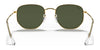 Ray-Ban HEXAGONAL RB3548 Sunglasses / Gold №919631 / G-15 Green (3N 13.2%) / Size 51