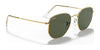 Ray-Ban HEXAGONAL RB3548 Sunglasses / Gold №919631 / G-15 Green (3N 13.2%) / Size 51