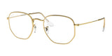 Ray-Ban HEXAGONAL RB3548 Eyeglasses Gold