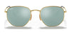 Ray-Ban HEXAGONAL RB3548N Sunglasses / Copper №9069A5 / Brown Gradient (3N 12.8%) / Size 51