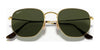 Ray-Ban HEXAGONAL RB3548N Sunglasses / Copper №9069A5 / Brown Gradient (3N 12.8%) / Size 51