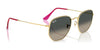 Ray-Ban HEXAGONAL RB3548N Sunglasses / Copper №9069A5 / Brown Gradient (3N 12.8%) / Size 51