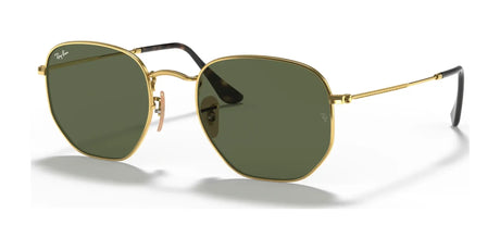 Ray-Ban HEXAGONAL RB3548N Sunglasses Arista Gold / G-15 Green