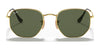 Ray-Ban HEXAGONAL RB3548N Sunglasses / Copper №9069A5 / Brown Gradient (3N 12.8%) / Size 51