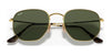 Ray-Ban HEXAGONAL RB3548N Sunglasses / Copper №9069A5 / Brown Gradient (3N 12.8%) / Size 51