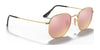 Ray-Ban HEXAGONAL RB3548N Sunglasses / Copper №9069A5 / Brown Gradient (3N 12.8%) / Size 51