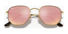 Ray-Ban HEXAGONAL RB3548N Sunglasses / Copper №9069A5 / Brown Gradient (3N 12.8%) / Size 51