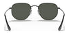 Ray-Ban HEXAGONAL RB3548N Sunglasses / Copper №9069A5 / Brown Gradient (3N 12.8%) / Size 51