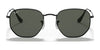 Ray-Ban HEXAGONAL RB3548N Sunglasses / Copper №9069A5 / Brown Gradient (3N 12.8%) / Size 51