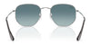 Ray-Ban HEXAGONAL RB3548N Sunglasses / Copper №9069A5 / Brown Gradient (3N 12.8%) / Size 51