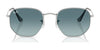 Ray-Ban HEXAGONAL RB3548N Sunglasses / Copper №9069A5 / Brown Gradient (3N 12.8%) / Size 51