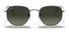 Ray-Ban HEXAGONAL RB3548N Sunglasses / Copper №9069A5 / Brown Gradient (3N 12.8%) / Size 51