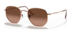 Ray-Ban HEXAGONAL RB3548N Sunglasses / Copper №9069A5 / Brown Gradient (3N 12.8%) / Size 48