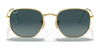 Ray-Ban HEXAGONAL RB3548N Sunglasses / Copper №9069A5 / Brown Gradient (3N 12.8%) / Size 51