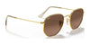 Ray-Ban HEXAGONAL RB3548N Sunglasses / Copper №9069A5 / Brown Gradient (3N 12.8%) / Size 51