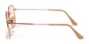 Ray-Ban HEXAGONAL RB3548N Sunglasses / Copper №9069A5 / Brown Gradient (3N 12.8%) / Size 51
