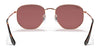 Ray-Ban HEXAGONAL RB3548N Sunglasses / Copper №9069A5 / Brown Gradient (3N 12.8%) / Size 51