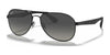 Ray-Ban RB3549 Sunglasses / Black №002/T3 / Grey (Polarized) (3P 15.8%) / Size 58