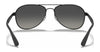 Ray-Ban RB3549 Sunglasses / Black №006/71 / Green (3N 12.9%) / Size 58