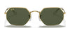 Ray-Ban OCTAGONAL RB3556 Sunglasses | Size 53 / Gold №919631 / G-15 Green (3N 13.2%)