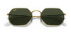 Ray-Ban OCTAGONAL RB3556 Sunglasses | Size 53 / Gold №919631 / G-15 Green (3N 13.2%)