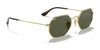 Ray-Ban OCTAGONAL RB3556N Sunglasses | Size 53 / Arista Gold №1 / G-15 Green (3N 13.2%)