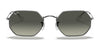 Ray-Ban OCTAGONAL RB3556N Sunglasses | Size 53 / Arista Gold №1 / G-15 Green (3N 13.2%)